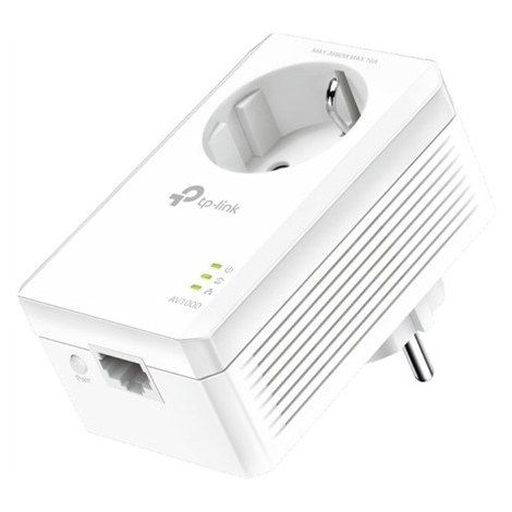 TP-LINK | AV1000 Gigabit Passthrough Powerline Adapter | TL-PA7017P | 1000 Mbit/s | Ethernet LAN (RJ-45) ports 1 | No Wi-Fi | Ex